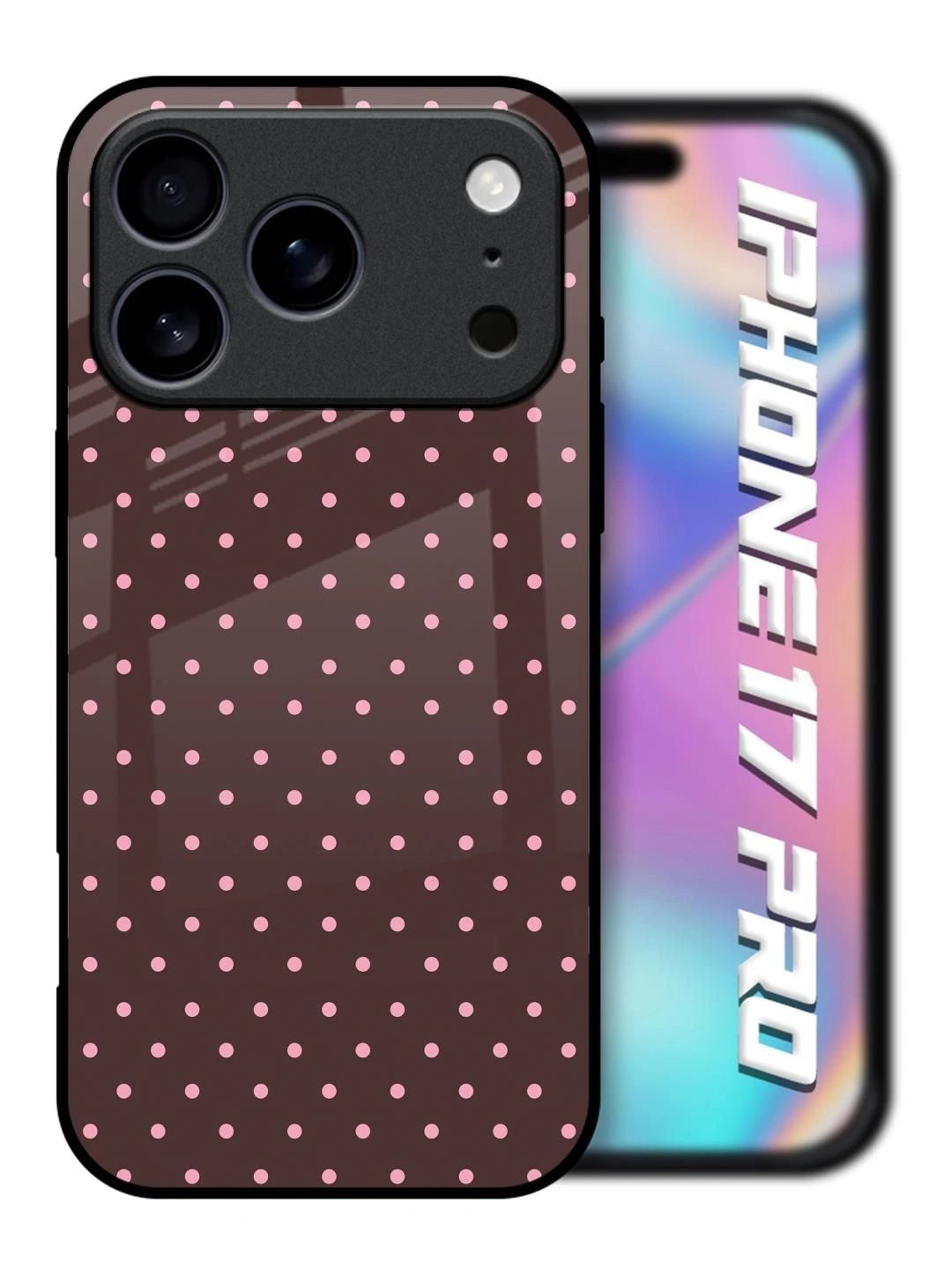 QRIOH Geometric Printed iPhone 17 Pro Back Case Mobile Accessories-picture-38