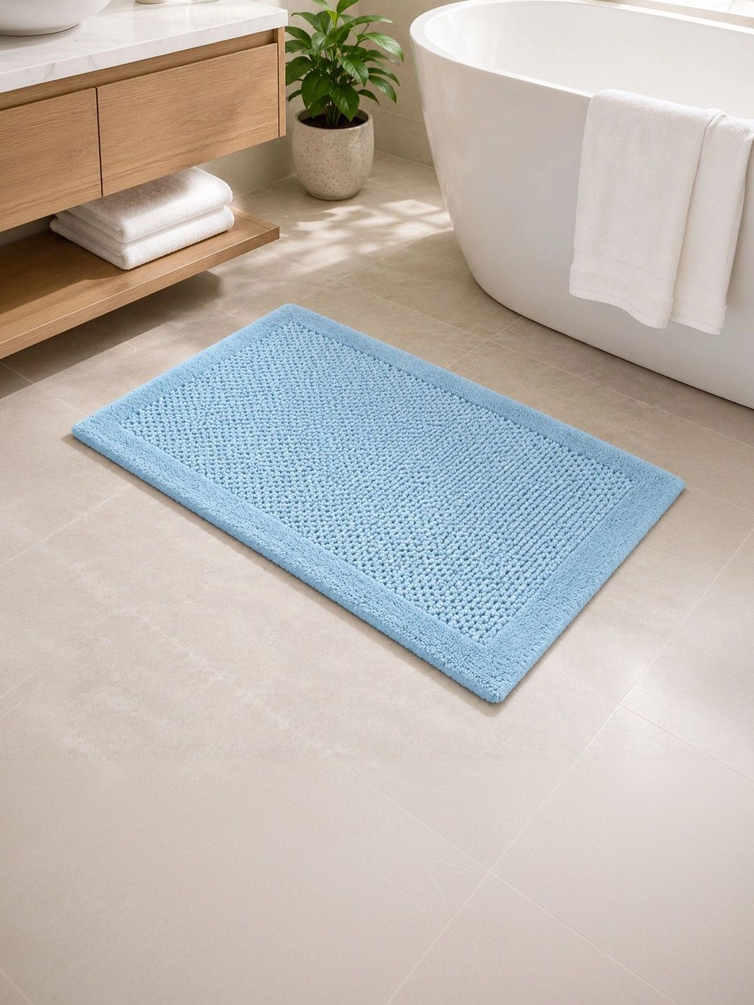 OBSESSIONS Blue Anti-Skid & Ultra Absorbent Bath Rugs-picture-36