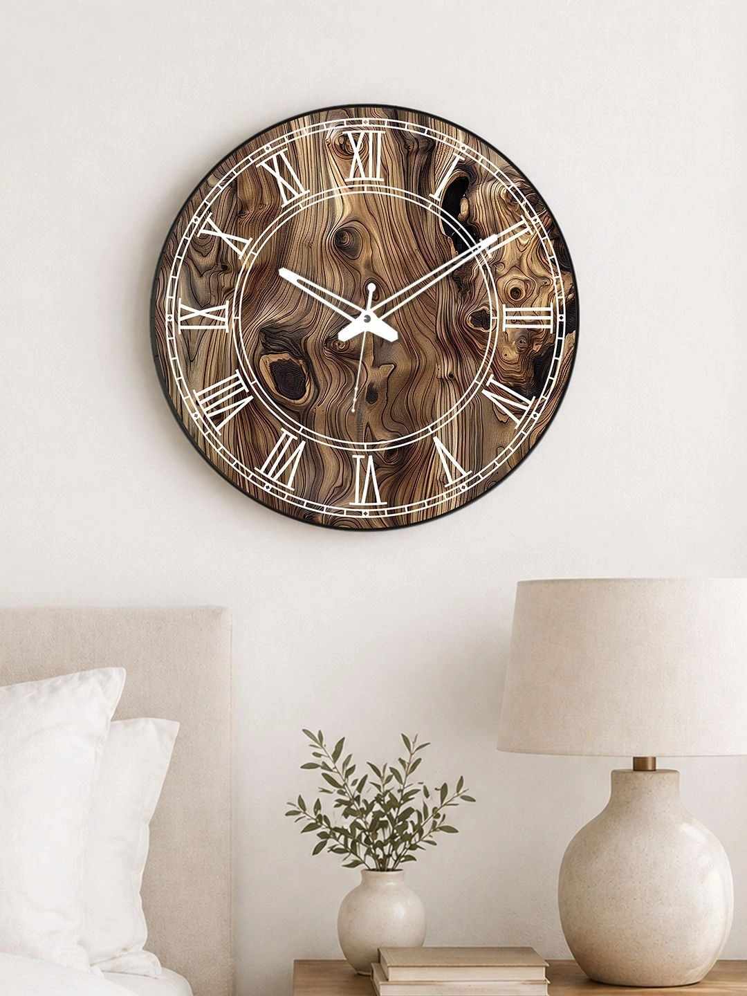 OLIVE TREE Multicoloured Printed Wall Clock-picture-31