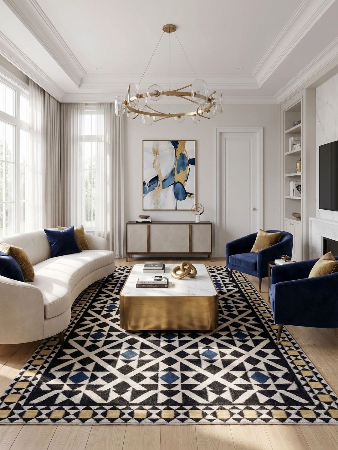 Jaipur Rugs Black Geometric Woollen Carpet-picture-22
