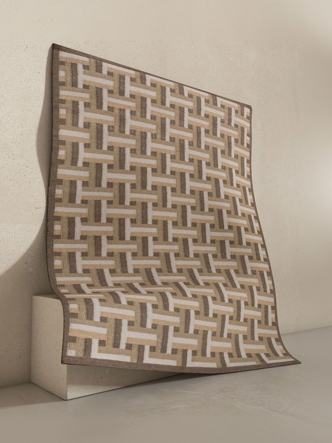 Jaipur Rugs Brown Geometric Woollen Carpet-image-6