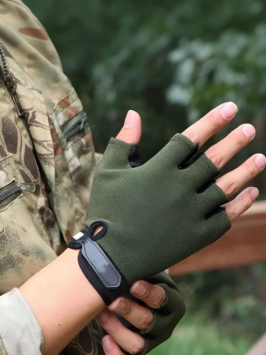 YEAHMOM Half Finger Protective Tactical Gloves-picture-31