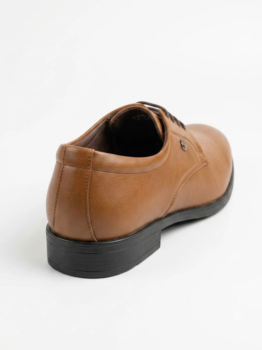 House of Pataudi Men Round Toe Lace-Ups Derbys Formal Shoes-picture-25