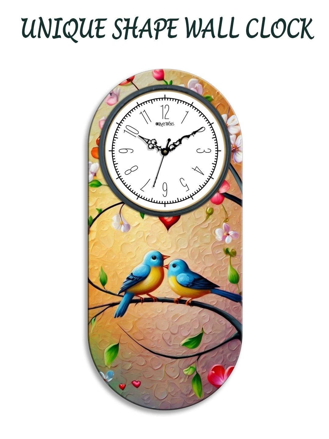 OLIVE TREE Multicoloured Printed Wall Clock-picture-10