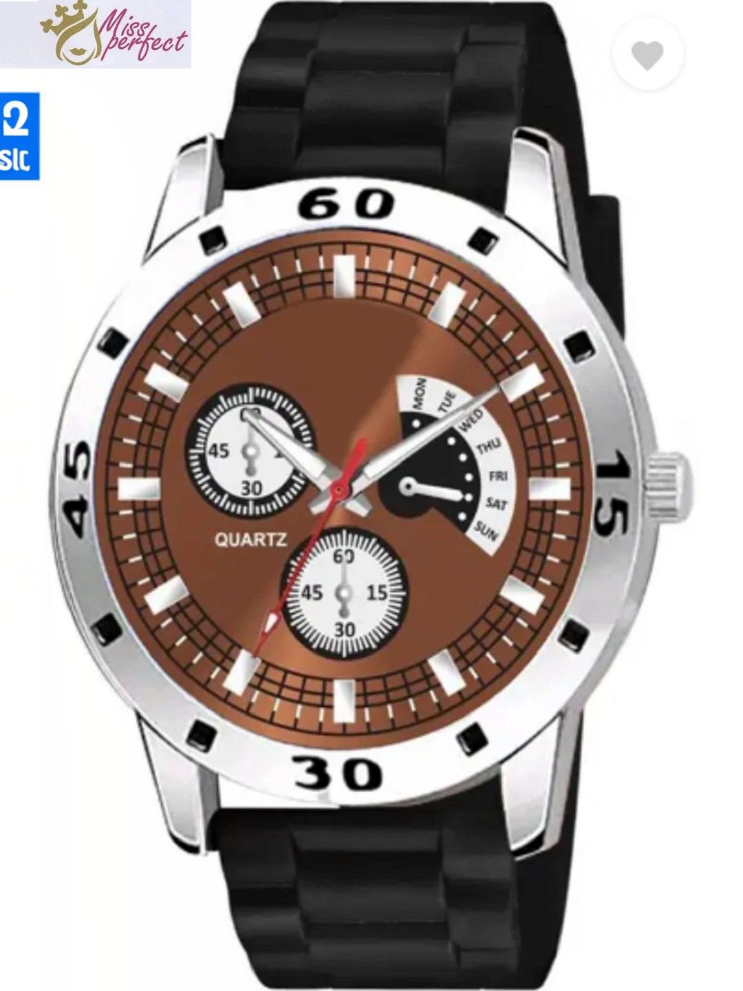 Miss Perfect Men Dial & Straps Analogue Multi Function Watch NAM174-image-35