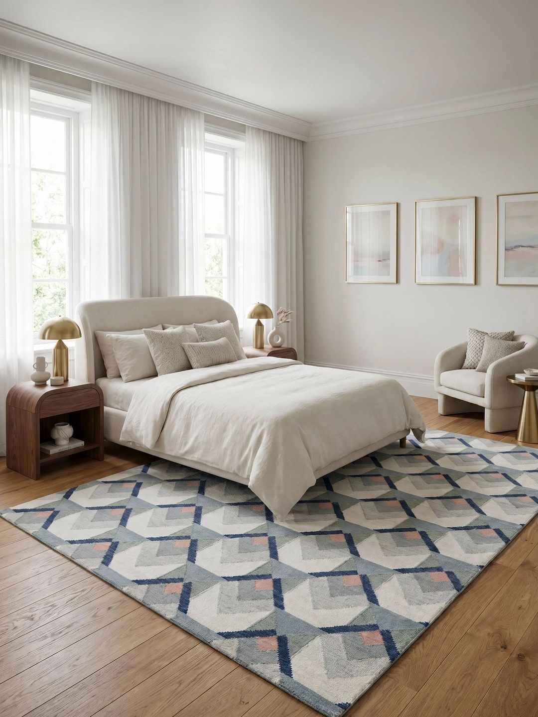 Jaipur Rugs White Geometric Woollen Carpet-picture-11