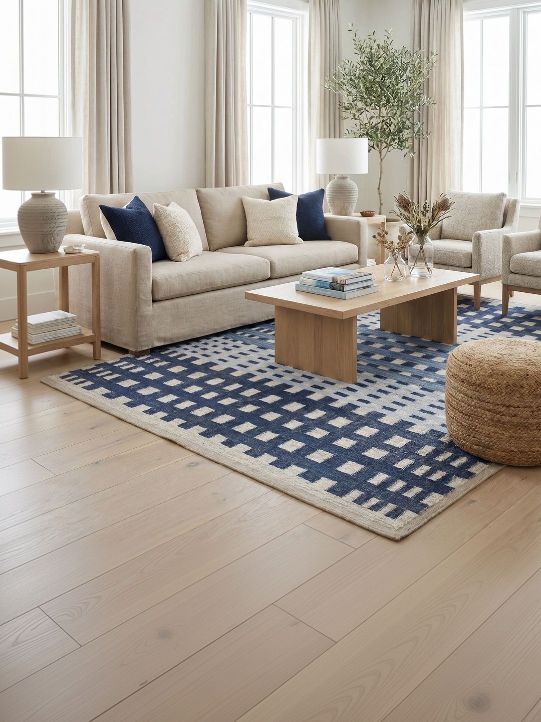 Jaipur Rugs Blue Geometric Woollen Carpet-picture-19