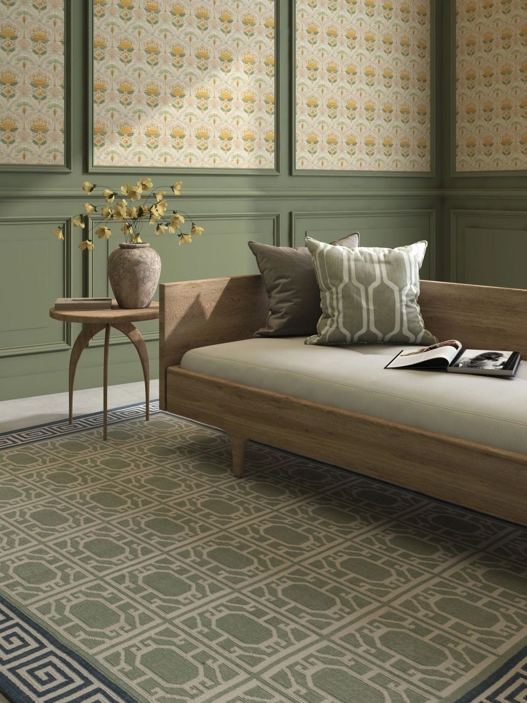Jaipur Rugs Grey Geometric Woollen Carpet-image-41