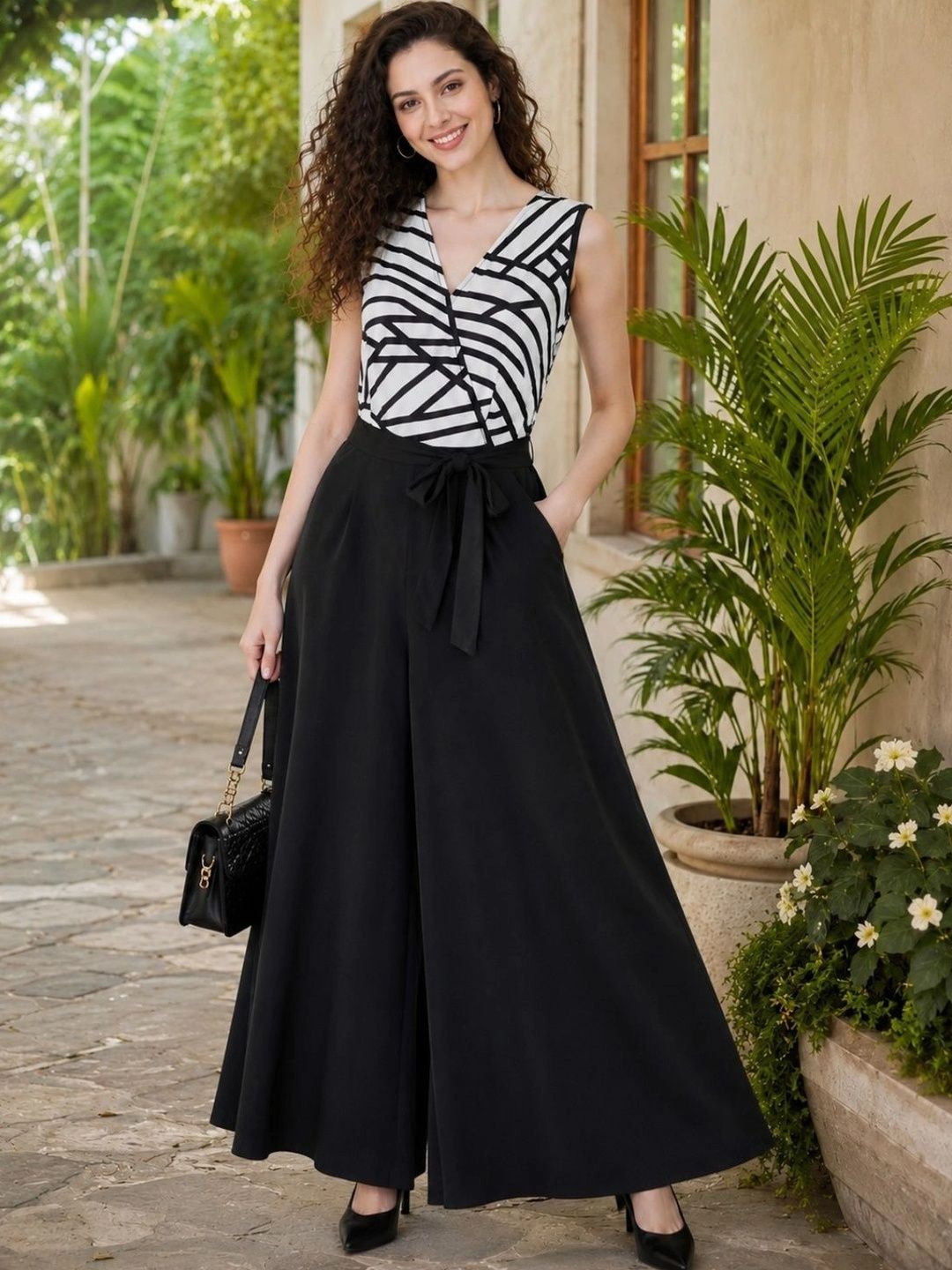 Mast & Harbour Striped Basic Jumpsuit-picture-29