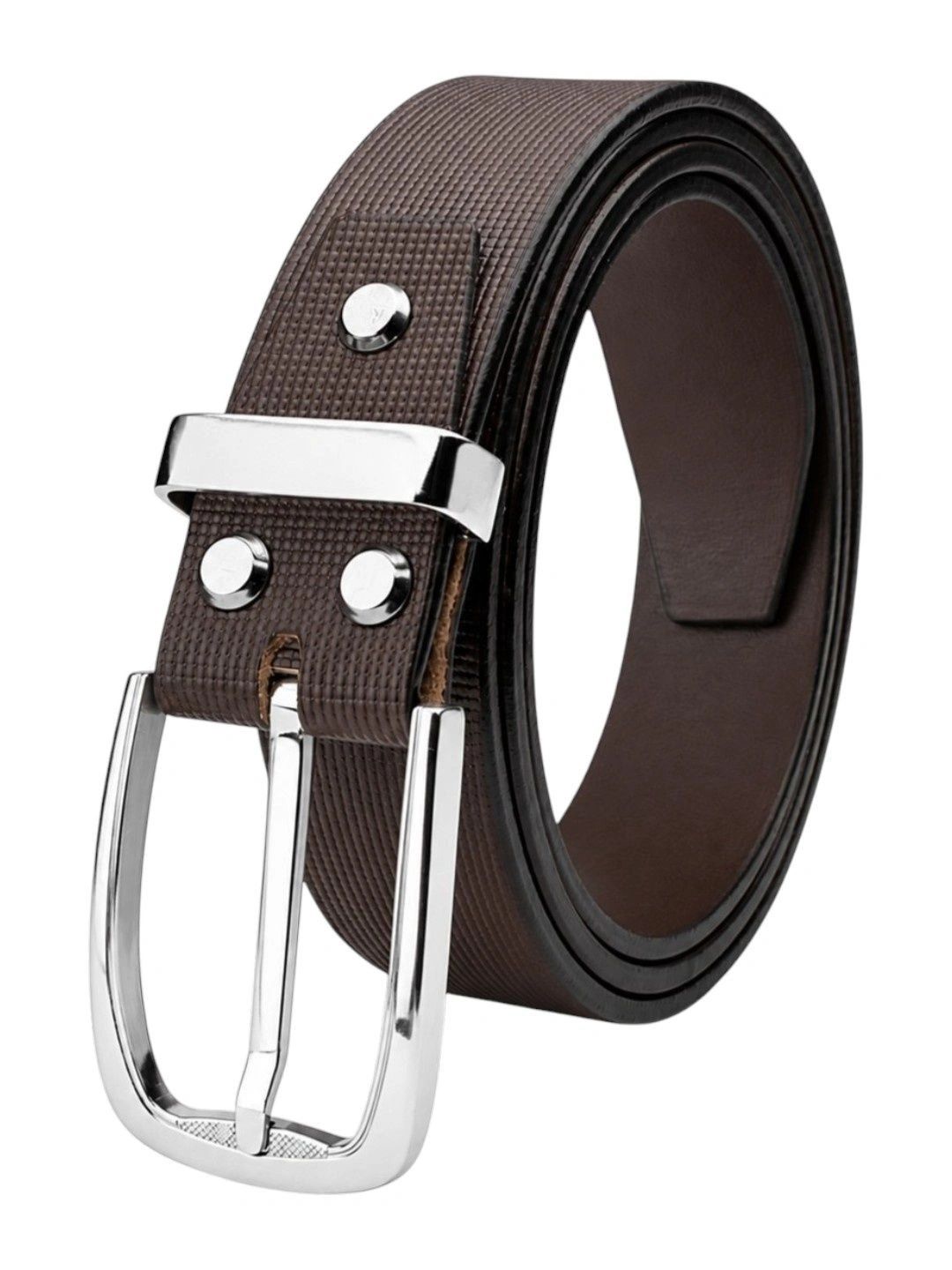 Crabby Hunt Men Leather Reversible Formal Belt-picture-56