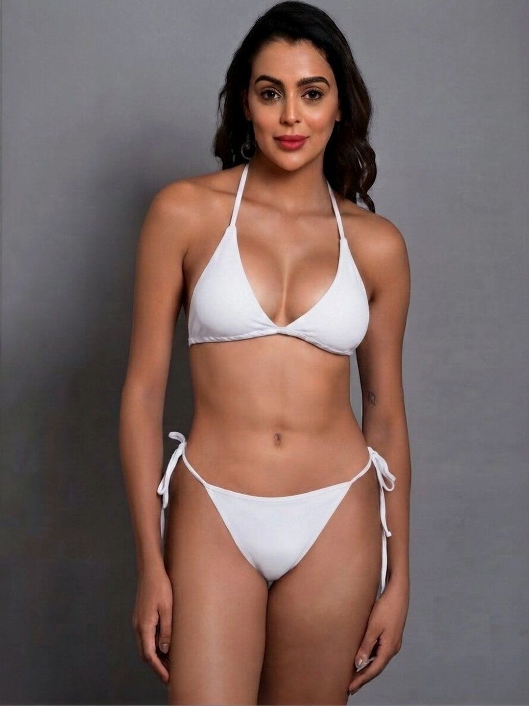 LEATHEX Halter Neck Swim Bikini Set-picture-43