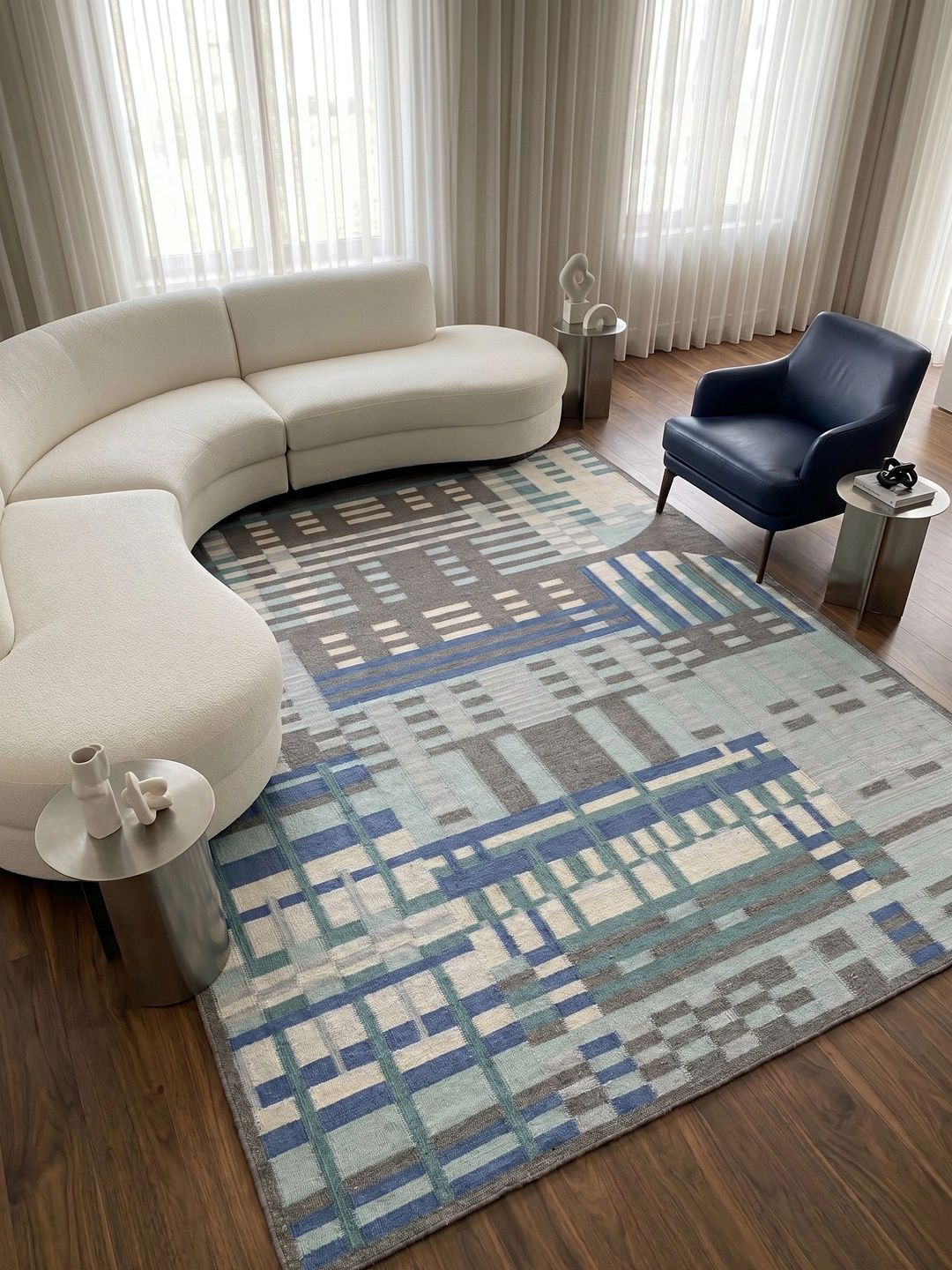 Jaipur Rugs Grey Geometric Woollen Carpet-picture-45