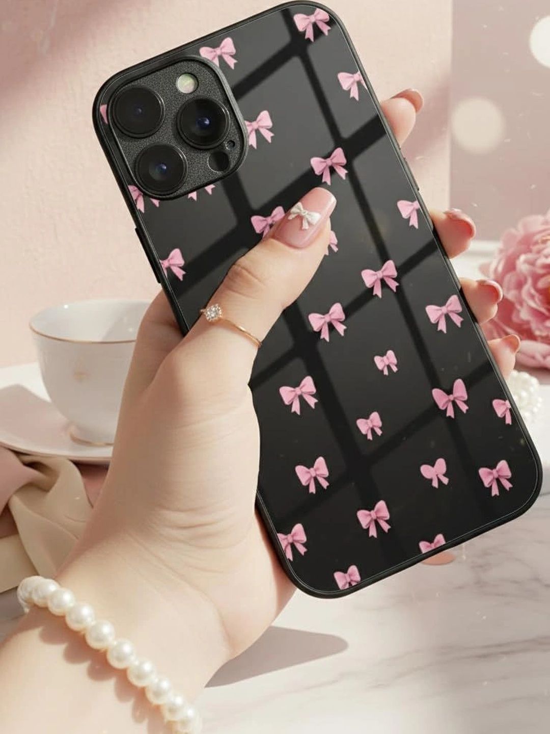 1219 Avenue Floral Printed iPhone 14 Plus Back Case Mobile Accessories-picture-12