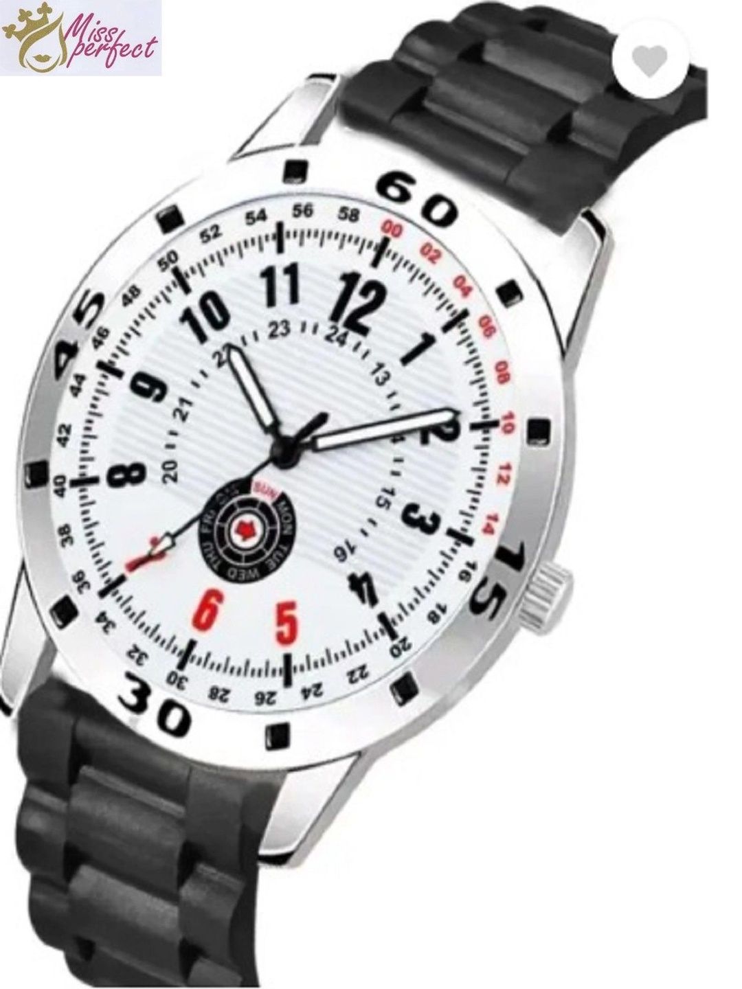 Miss Perfect Men Dial & Straps Analogue Multiple Time Zone Watch NAM254-image-4