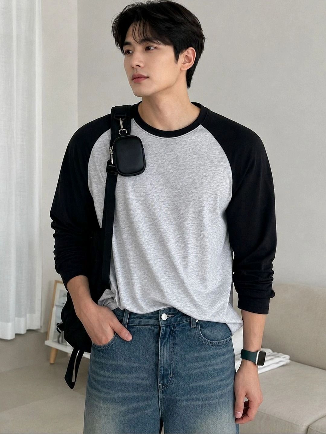 Imsa Moda Men Colourblocked T-shirt-picture-36
