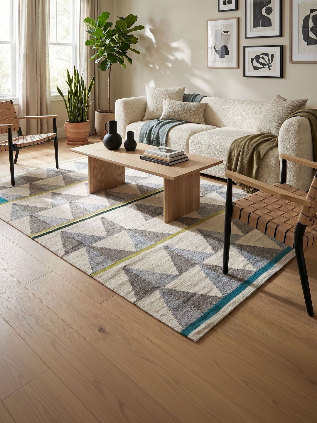 Jaipur Rugs Grey Geometric Woollen Carpet-picture-39