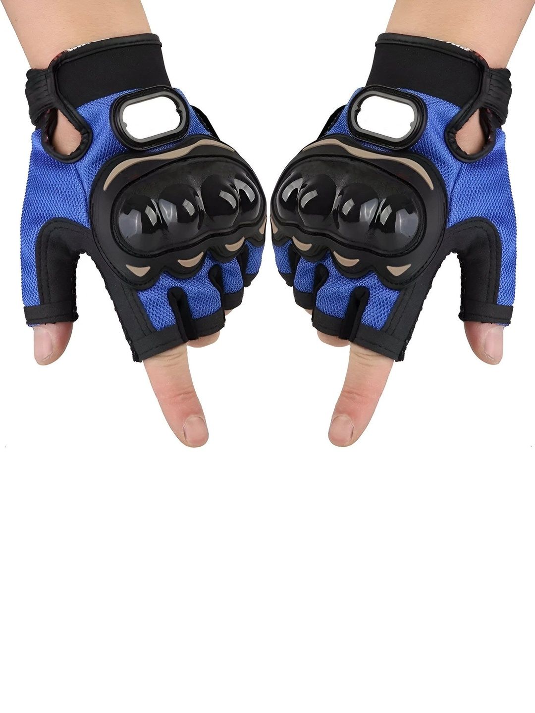 YEAHMOM Colourblocked Half Finger Protective Riding & Sports Gloves-picture-47