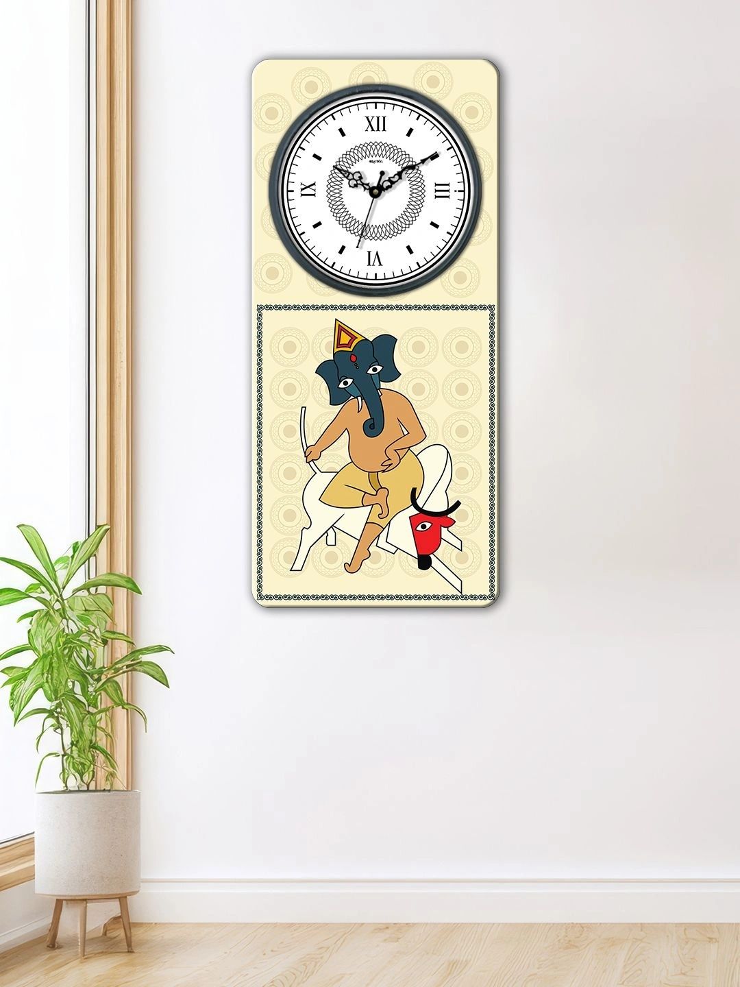 OLIVE TREE Multicoloured Printed Wall Clock-picture-13
