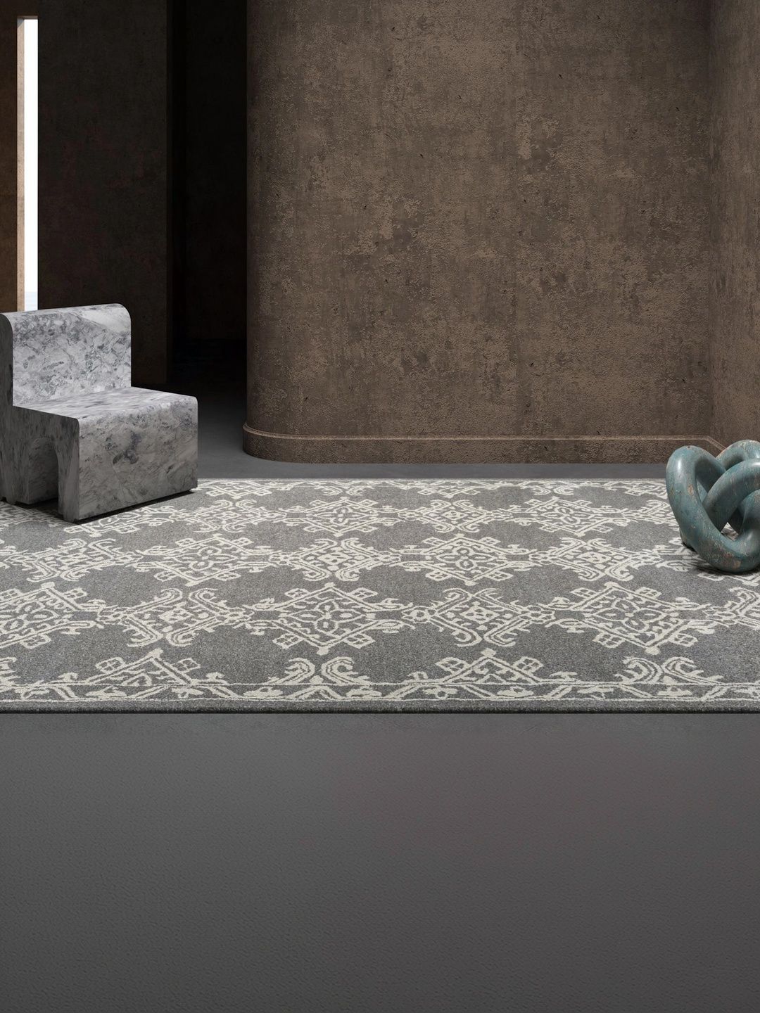 Jaipur Rugs Grey Ethnic Motifs Hand-Tufted Woollen Carpet-picture-19