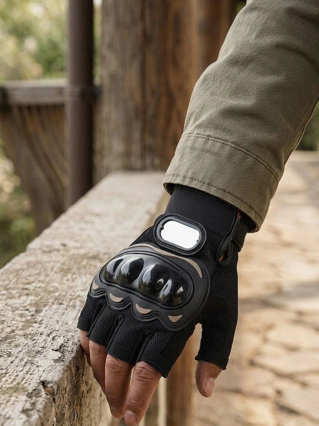 YEAHMOM Half Finger Protective Riding & Sports Gloves-image-28