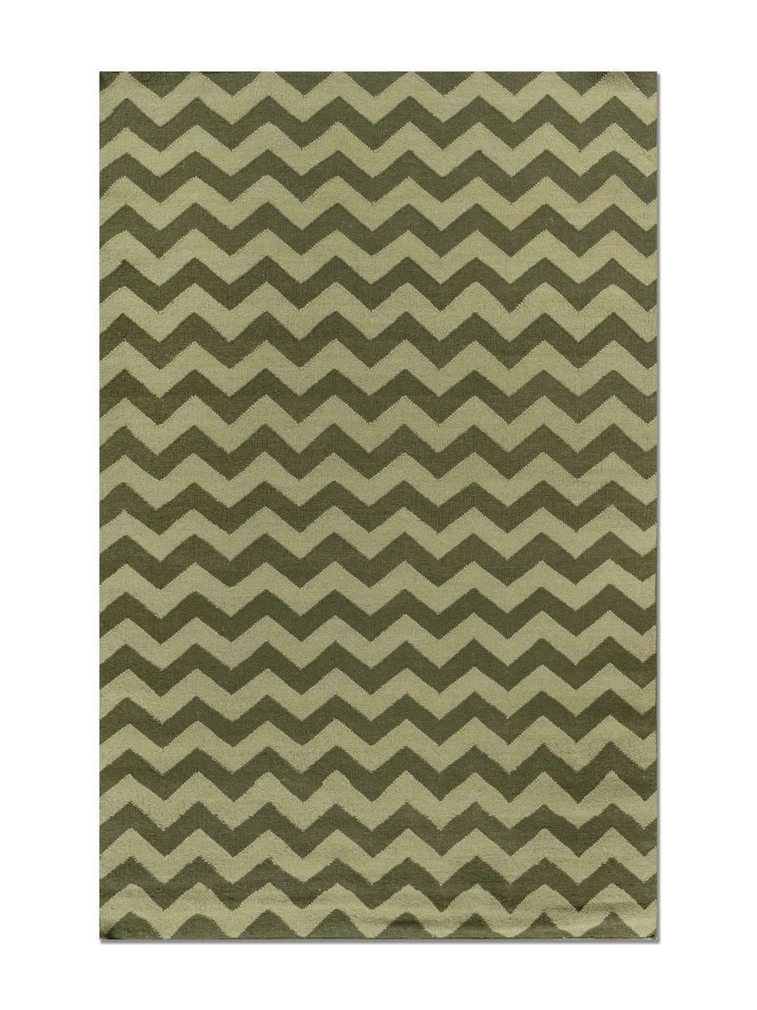 Jaipur Rugs Green Geometric Woollen Carpet-image-31