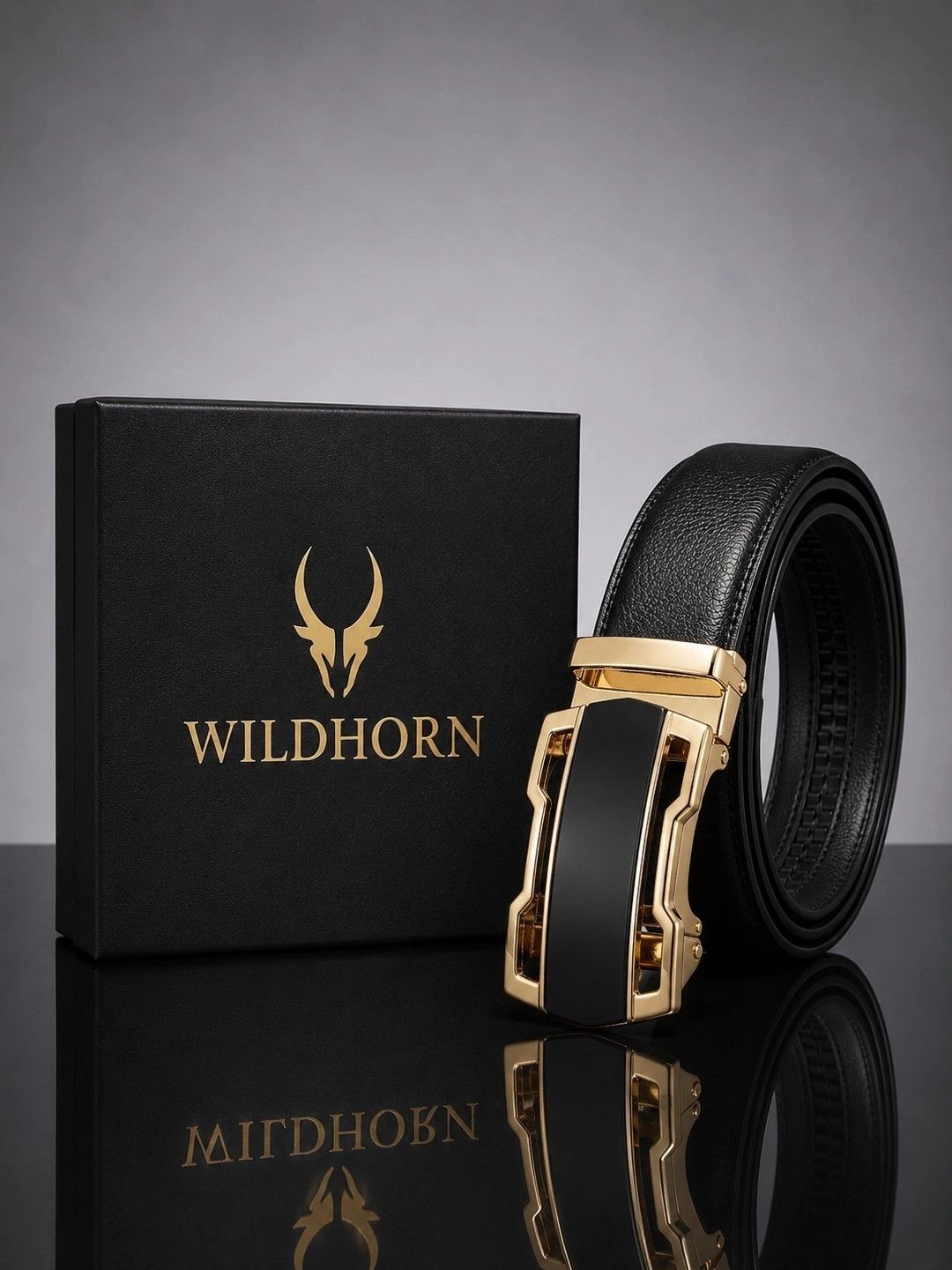 WildHorn Men Textured Leather Formal Belt-picture-17
