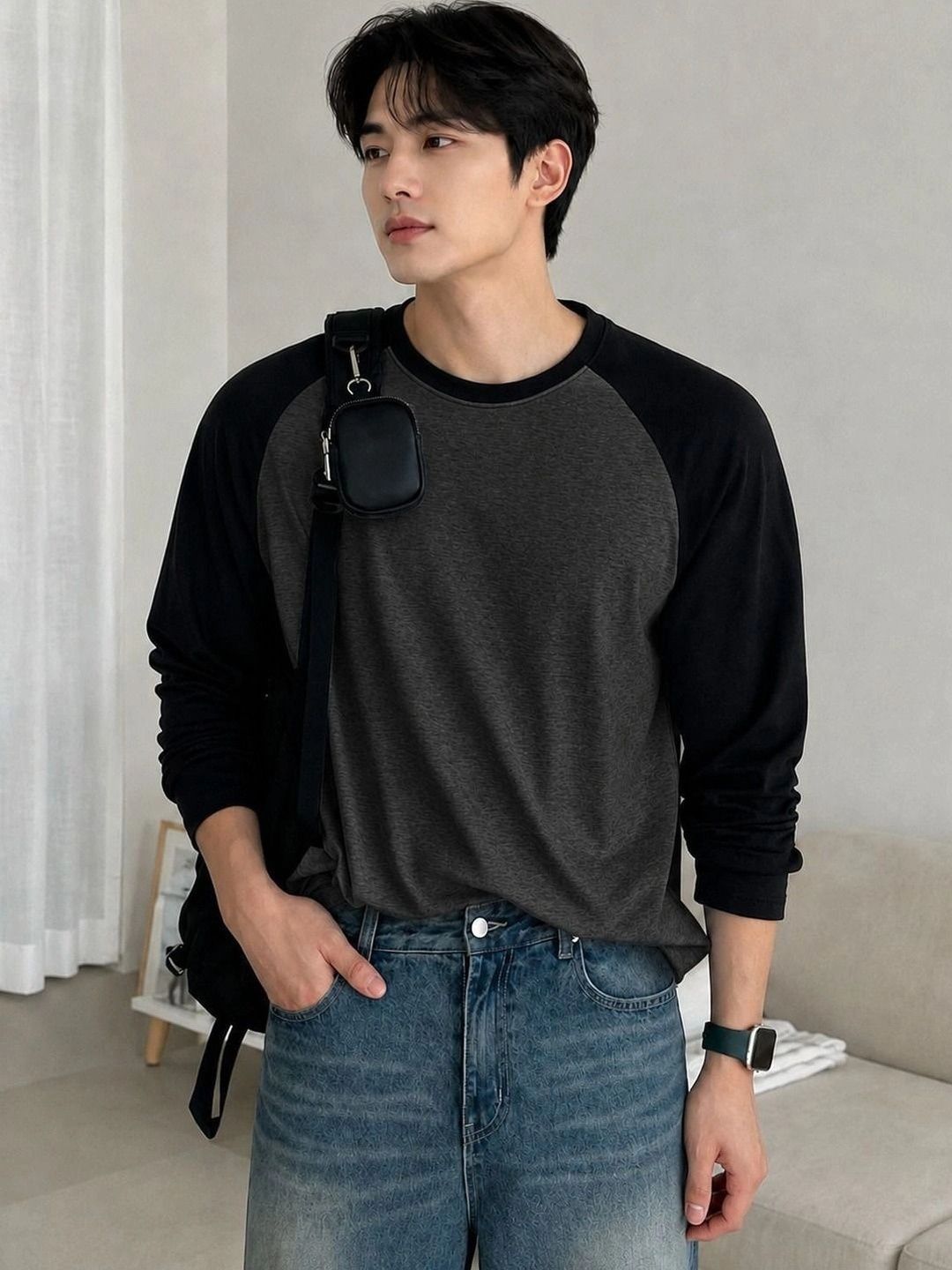 Imsa Moda Men Colourblocked T-shirt-picture-8