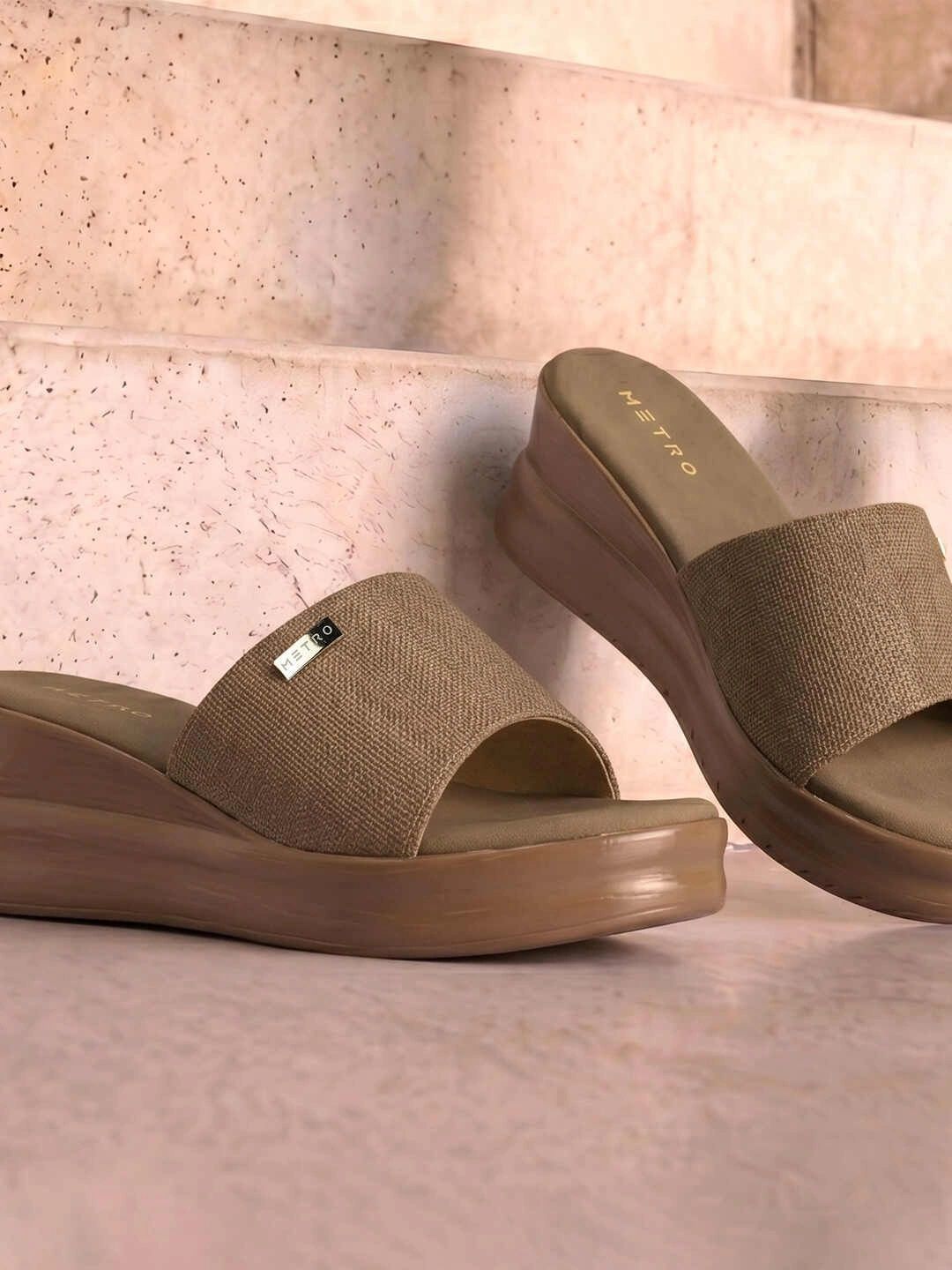 Metro Textured Wedge Heels-image-36