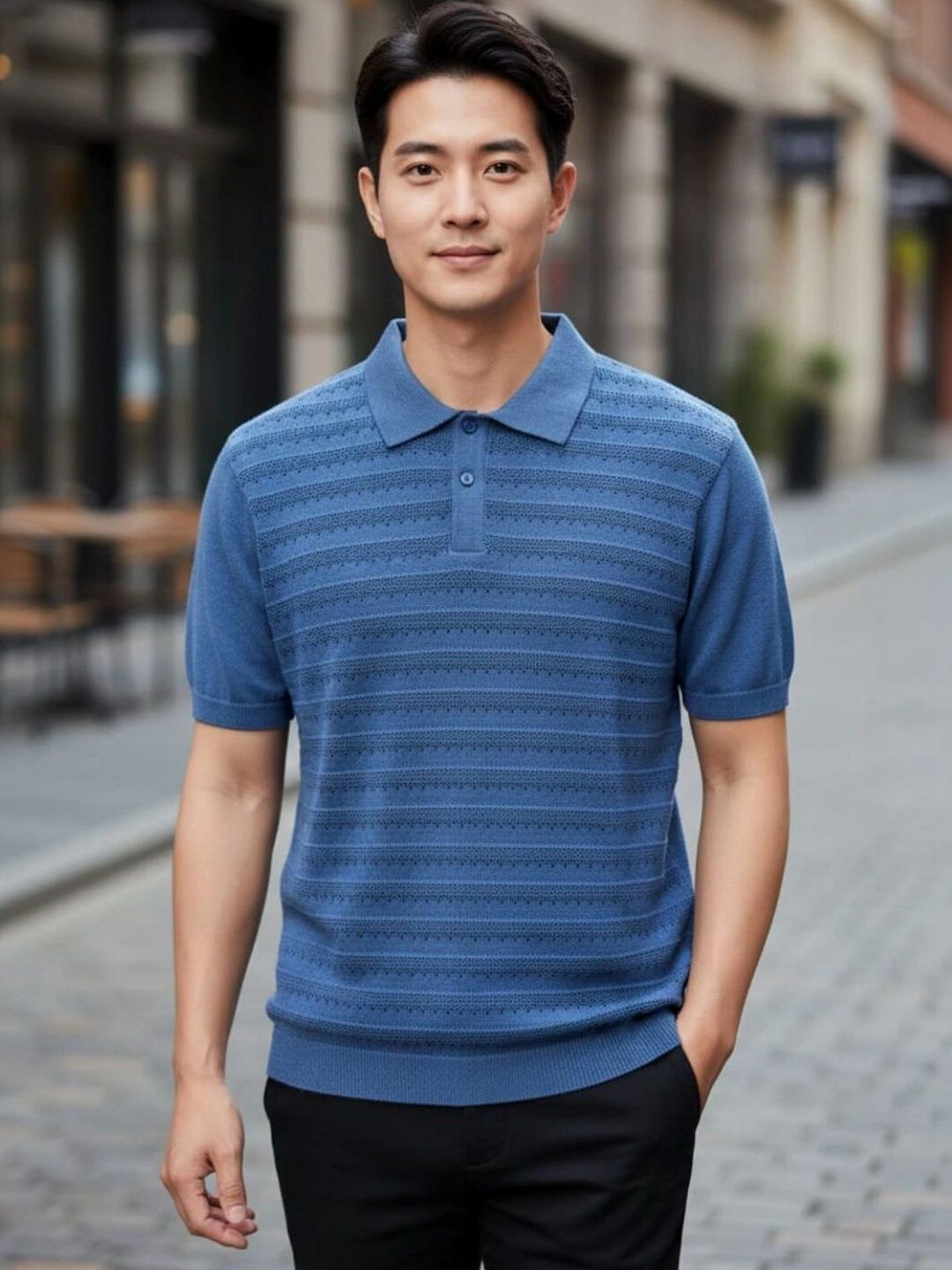 Moda Rapido Men Cotton Polo T-Shirt-picture-14