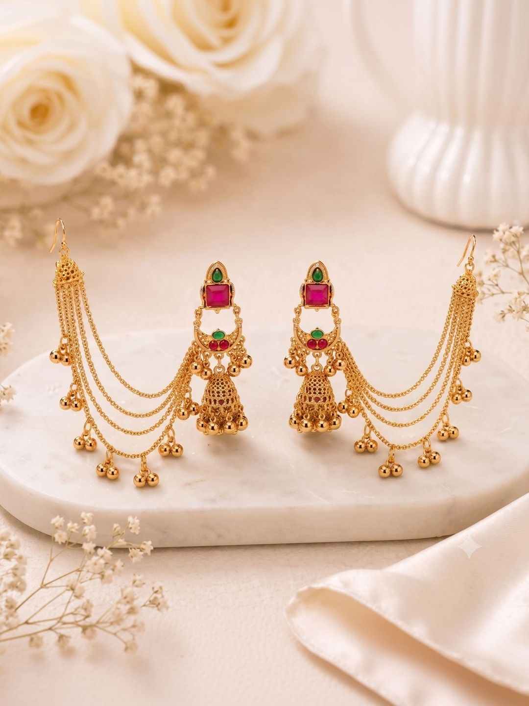 SZN Contemporary Jhumkas Earrings-picture-23