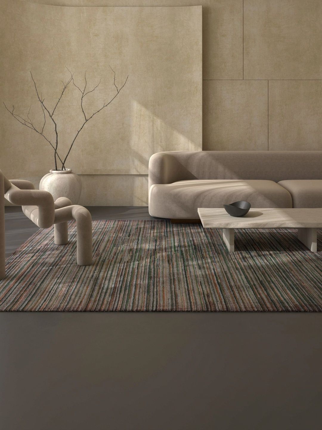 Jaipur Rugs Red Striped Woollen Carpet-picture-31