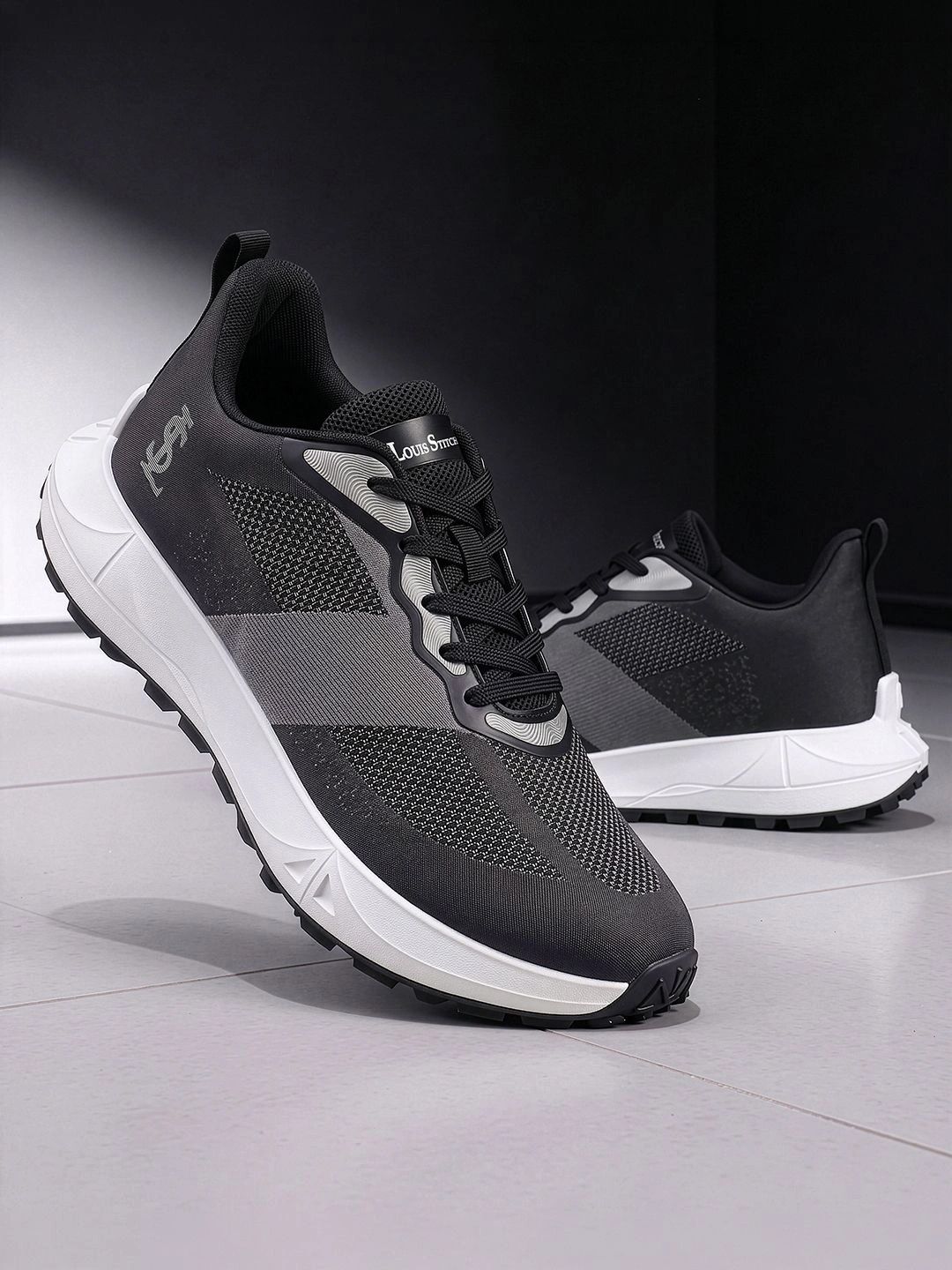 LOUIS STITCH Men Textile Running Shoes-picture-54