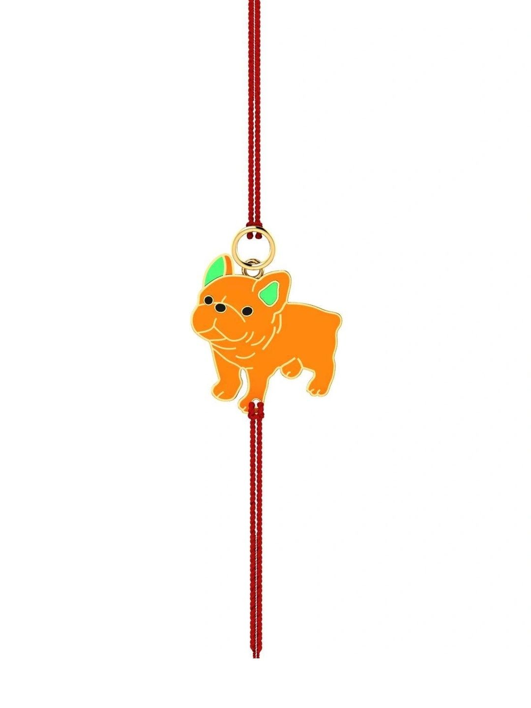 KUBERBOX 9Kt Gold Pug Rakhi Cum Pendant- 1.94 g-picture-26