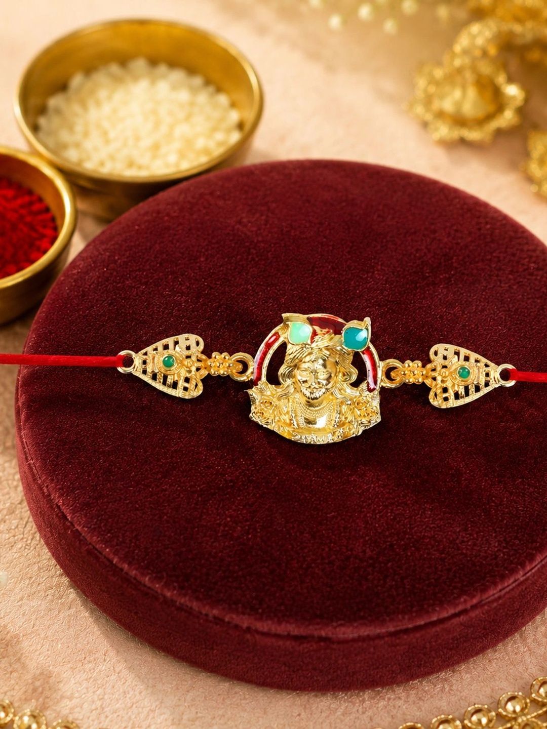DeoDap Kids Set Of 8 Rakhi With Chocolate Gift Set-image-36