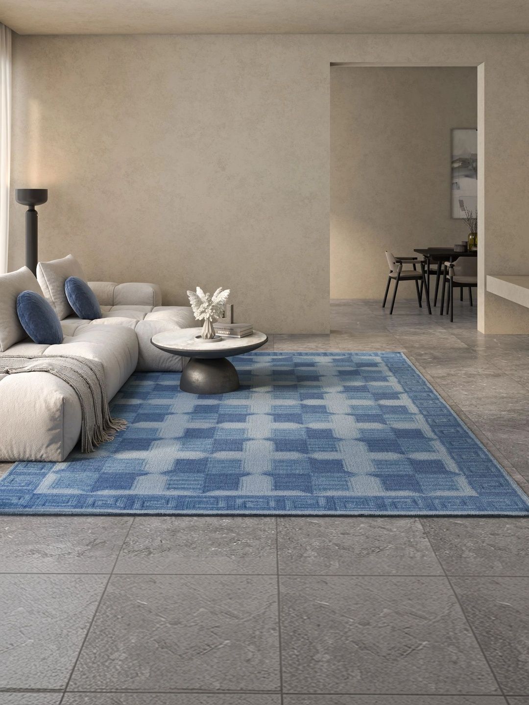 Jaipur Rugs Blue Geometric Woollen Carpet-picture-8
