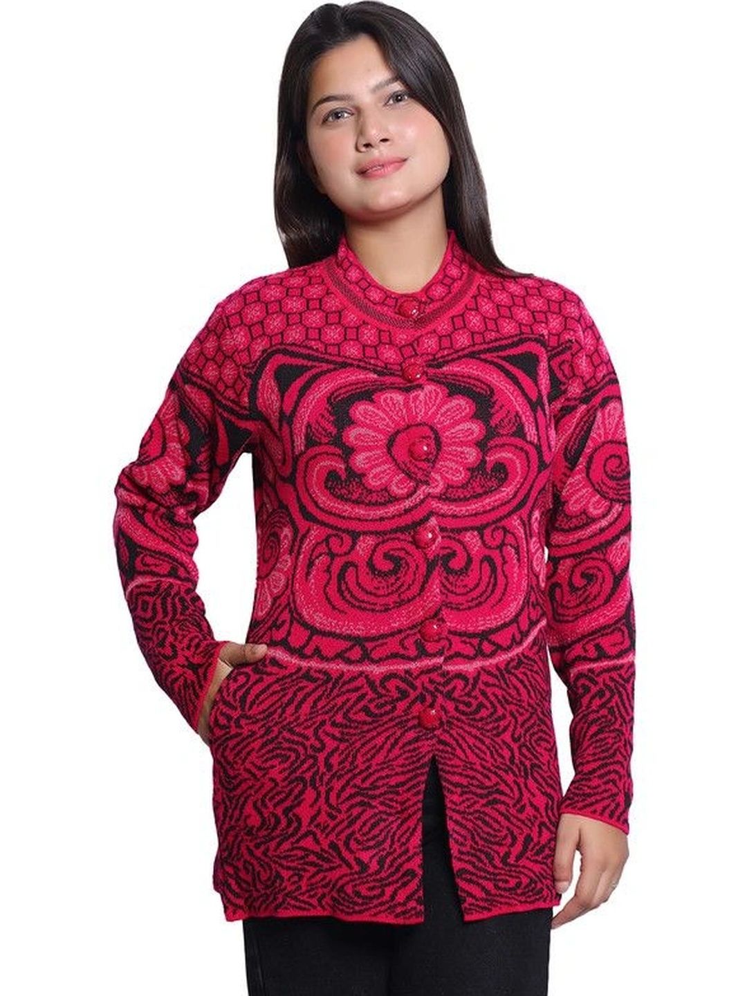 Grand Line Women Printed Cardigan-picture-50