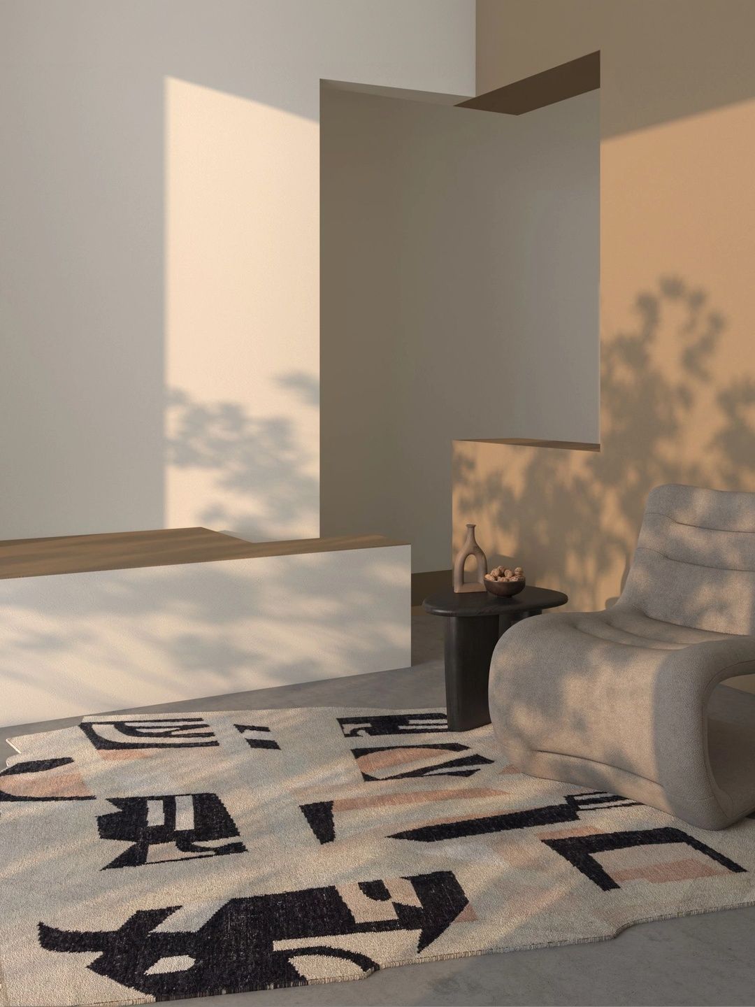 Jaipur Rugs White Abstract Woollen Carpet-picture-15