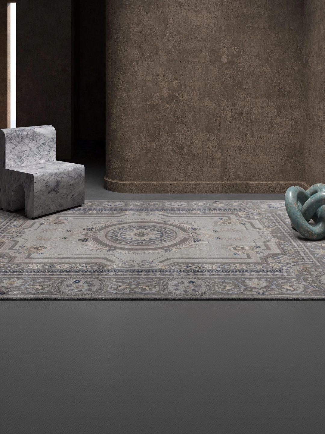 Jaipur Rugs Grey Traditional Hand-Tufted Woollen Carpet-image-39