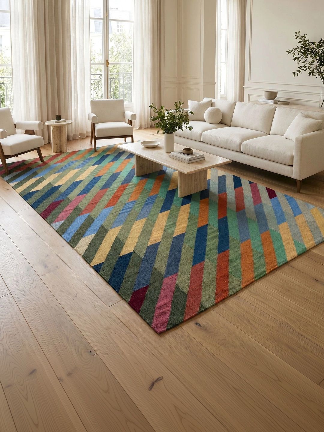 Jaipur Rugs Red Geometric Woollen Carpet-picture-30
