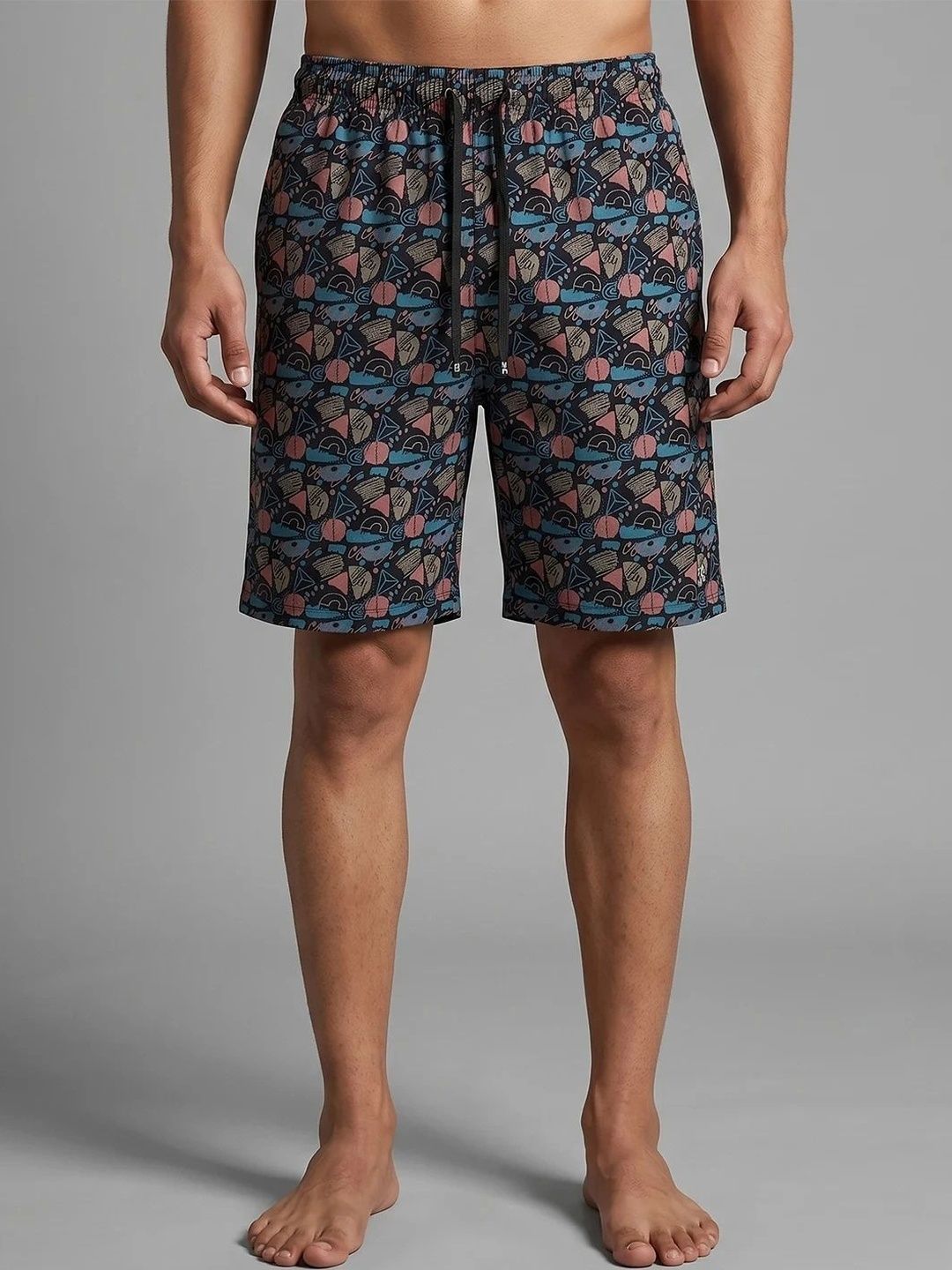 AMUL COMFY Men Printed Lounge Shorts-picture-43