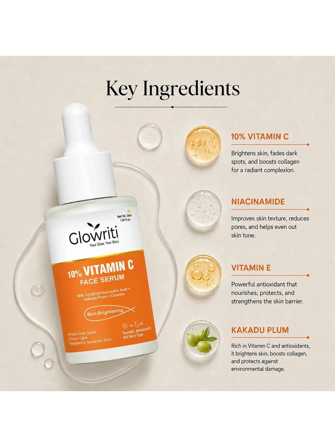 Serum 10% Vitamin C Face Serum - 30 ml-image-33