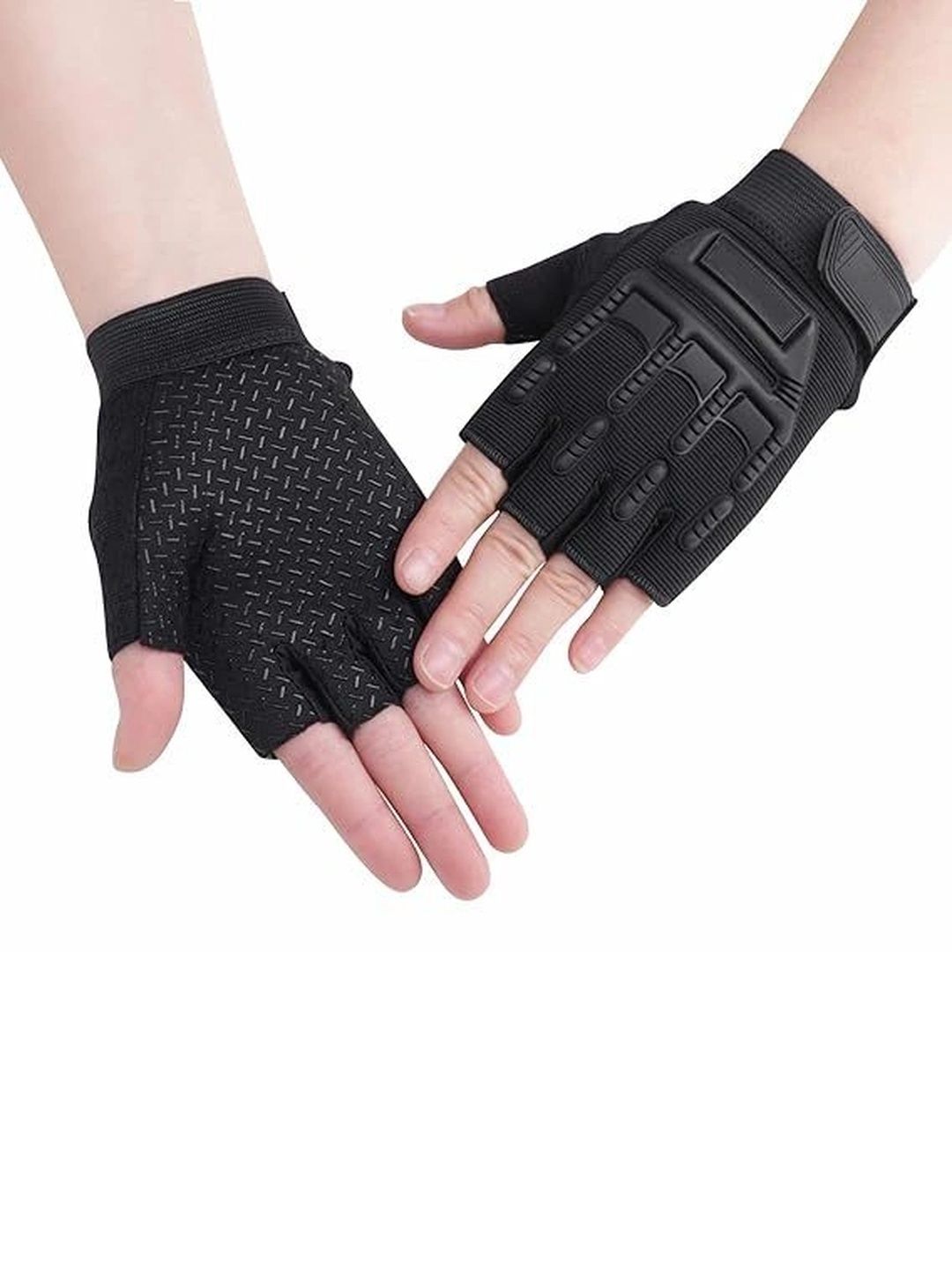 YEAHMOM Outdoor Freedom Tactical Half Finger Gloves With Knuckle Guard-picture-31
