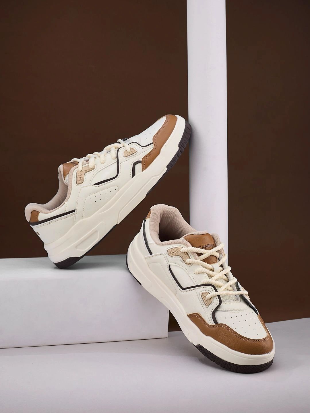 Campus Men Colourblocked PU Sneakers-picture-24