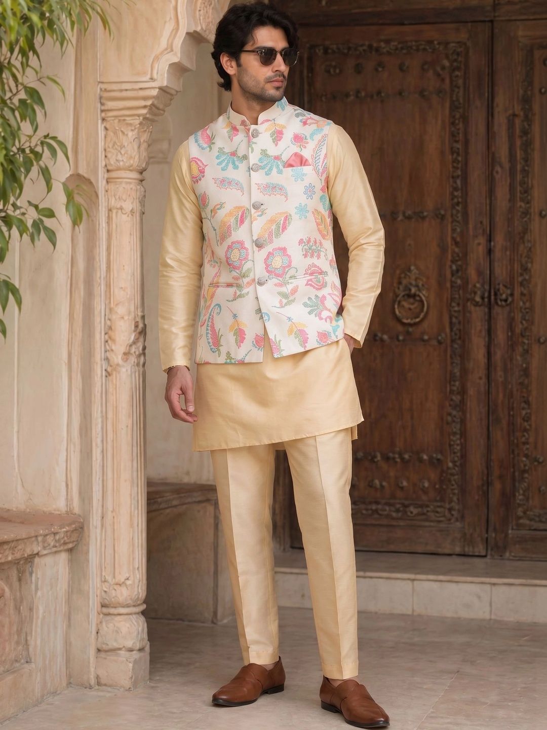KISAH Printed Woven Design Nehru Jackets-picture-26