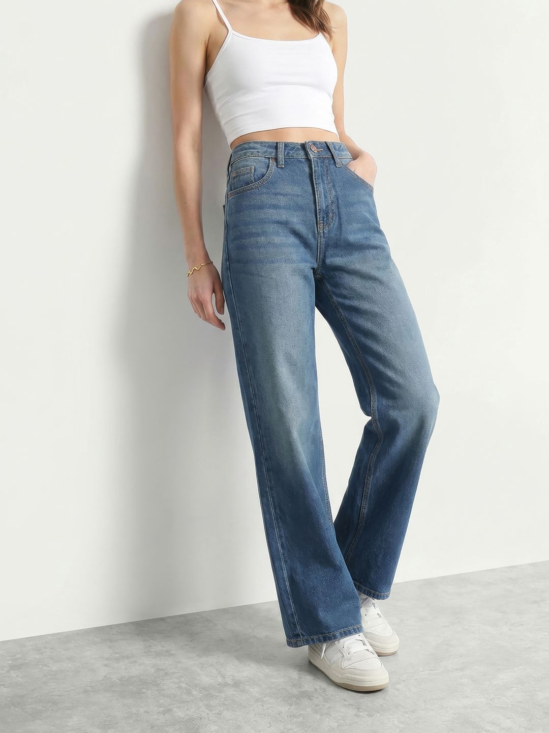 Mast & Harbour Women Straight Fit Jeans-picture-58