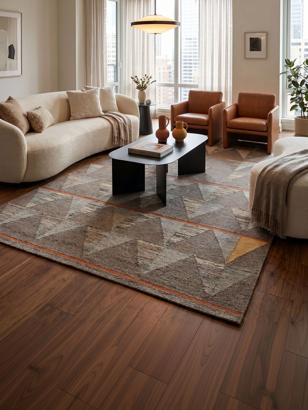 Jaipur Rugs Grey Geometric Woollen Carpet-picture-46
