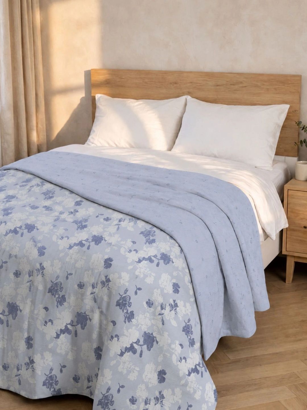 Florida Lavender Floral AC Room 120 GSM Dohar-image-8
