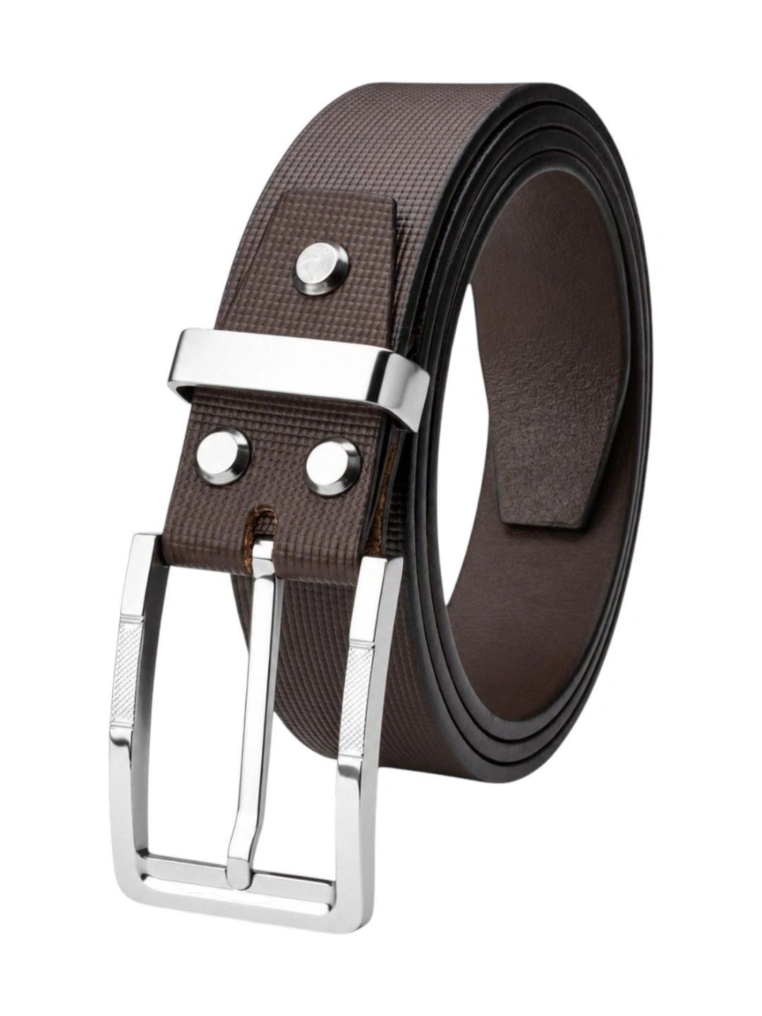 Crabby Hunt Men Leather Reversible Formal Belt-picture-23