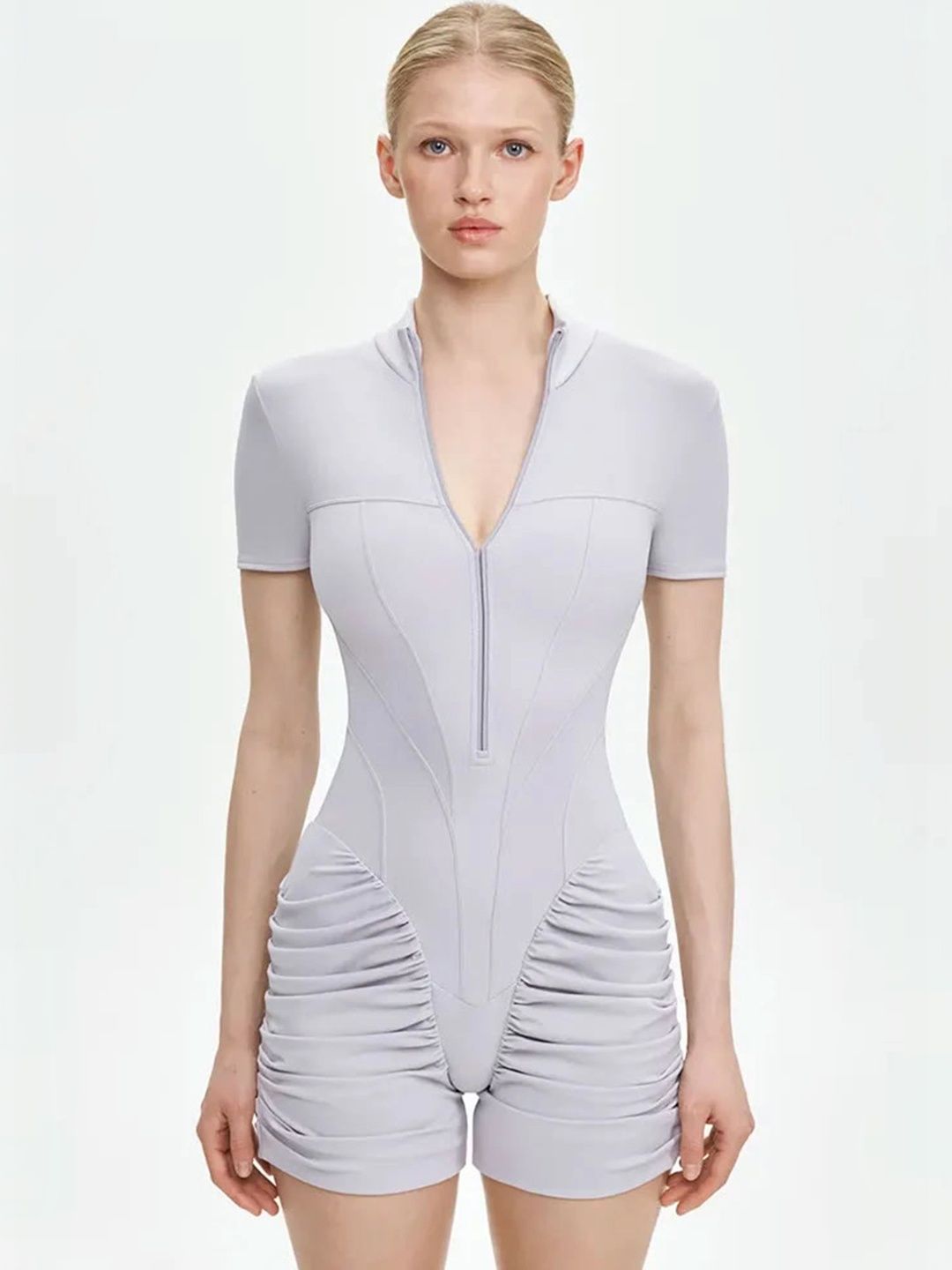 LULU & SKY Mock Neck Playsuit-picture-43