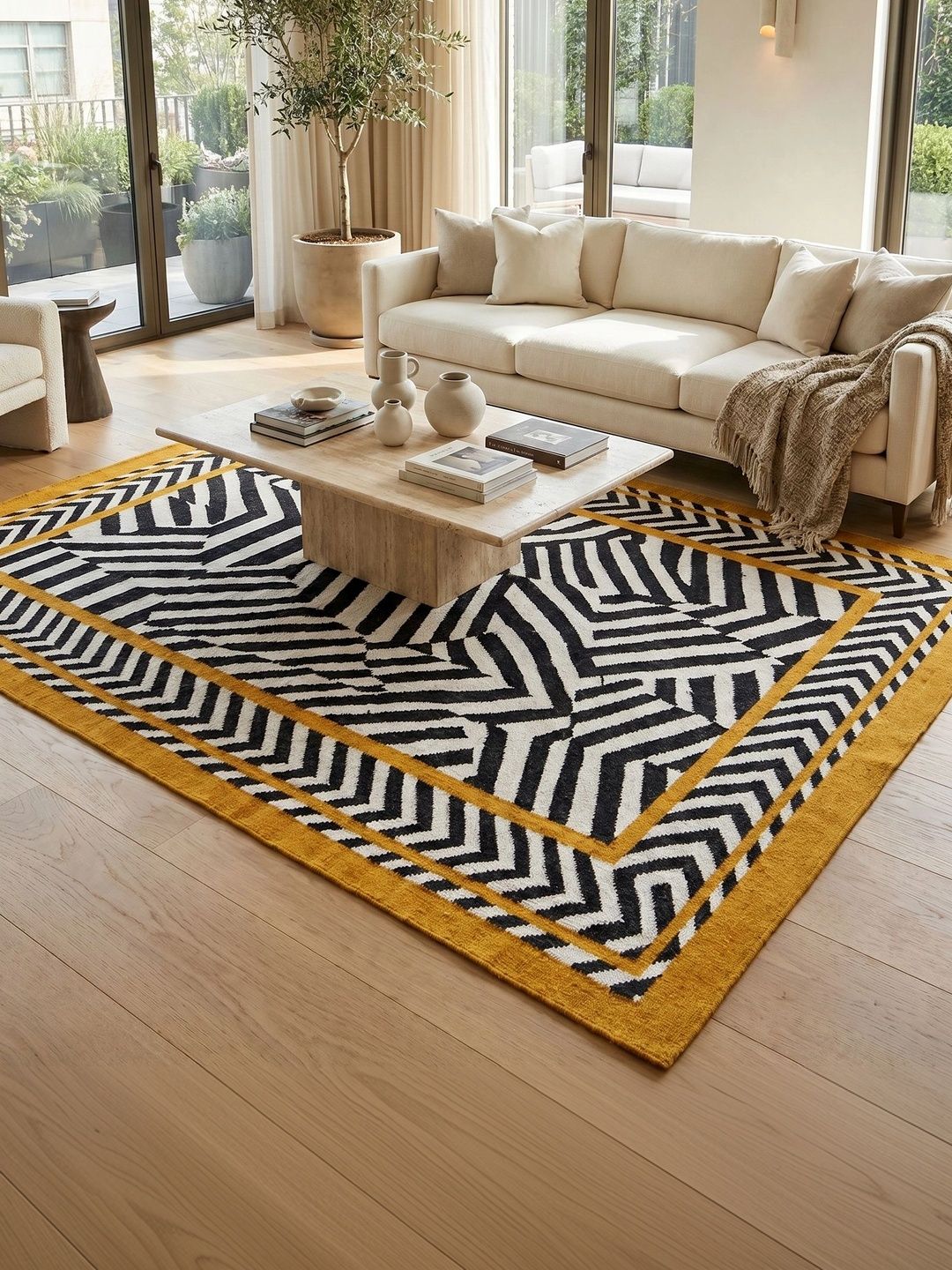 Jaipur Rugs Black Geometric Woollen Carpet-picture-45